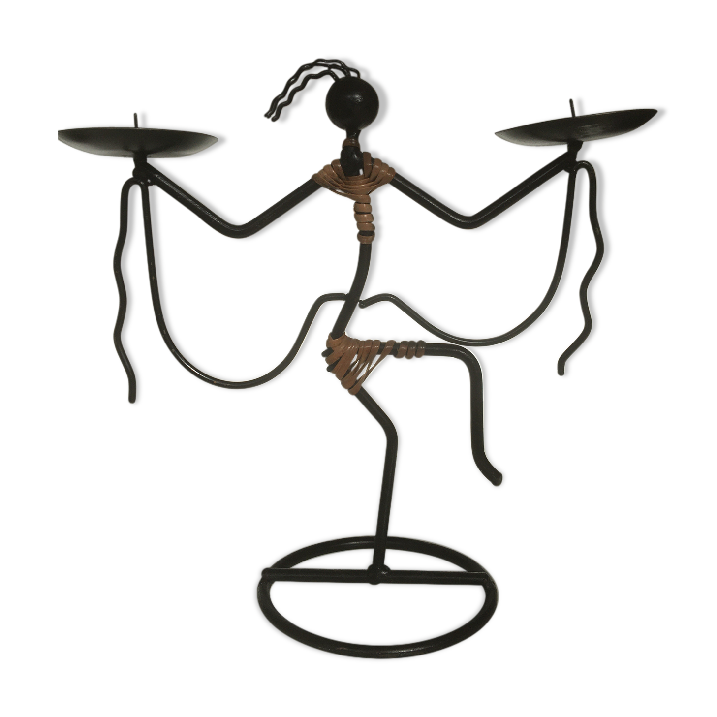 Laurids Lonborg mid century metal chandelier