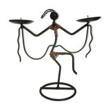 Chandelier en métal mid century Laurids Lonborg
