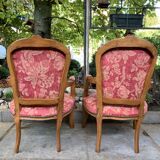 Pair of pink armchairs