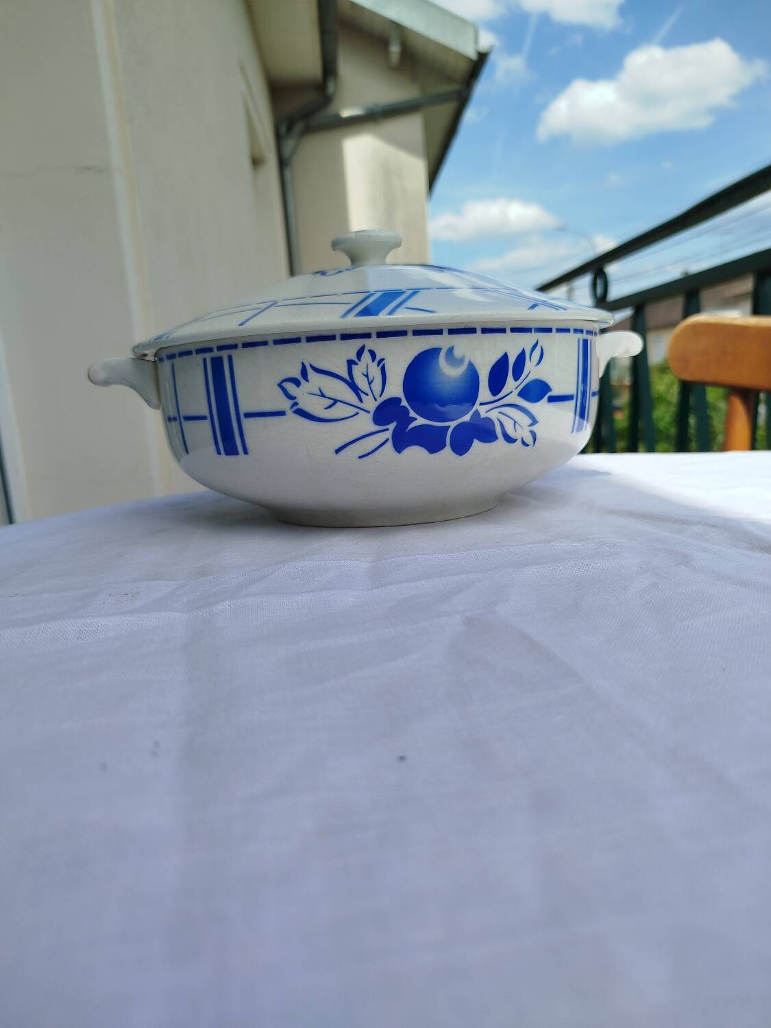 Gien Floral Soup Tureen