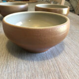 4 stoneware bowls