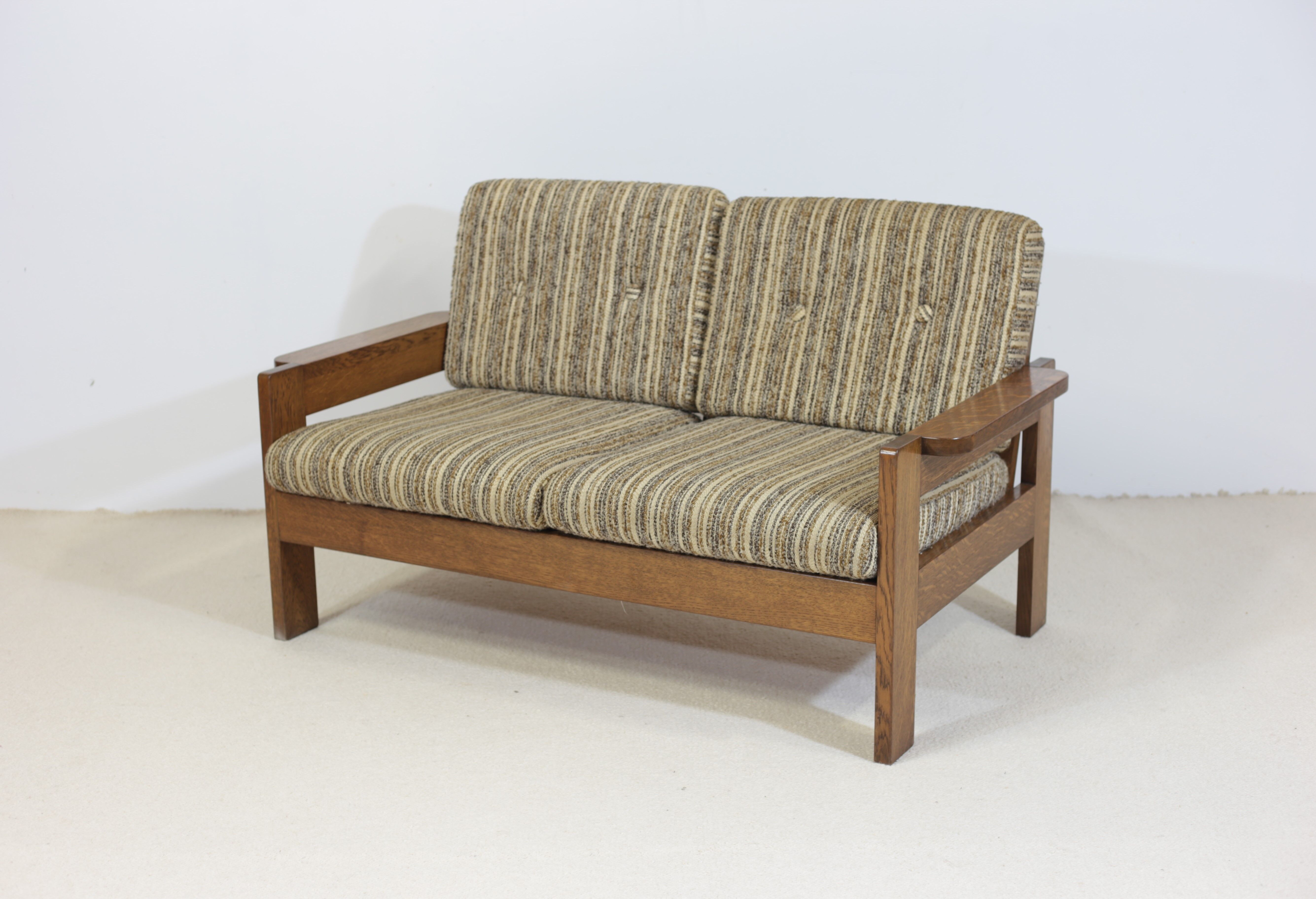 Danish brutalist sofa duo