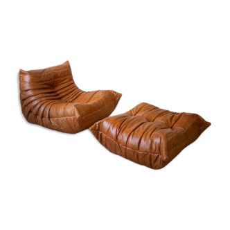 Togo armchair & ottoman model designed by Michel Ducaroy 1973