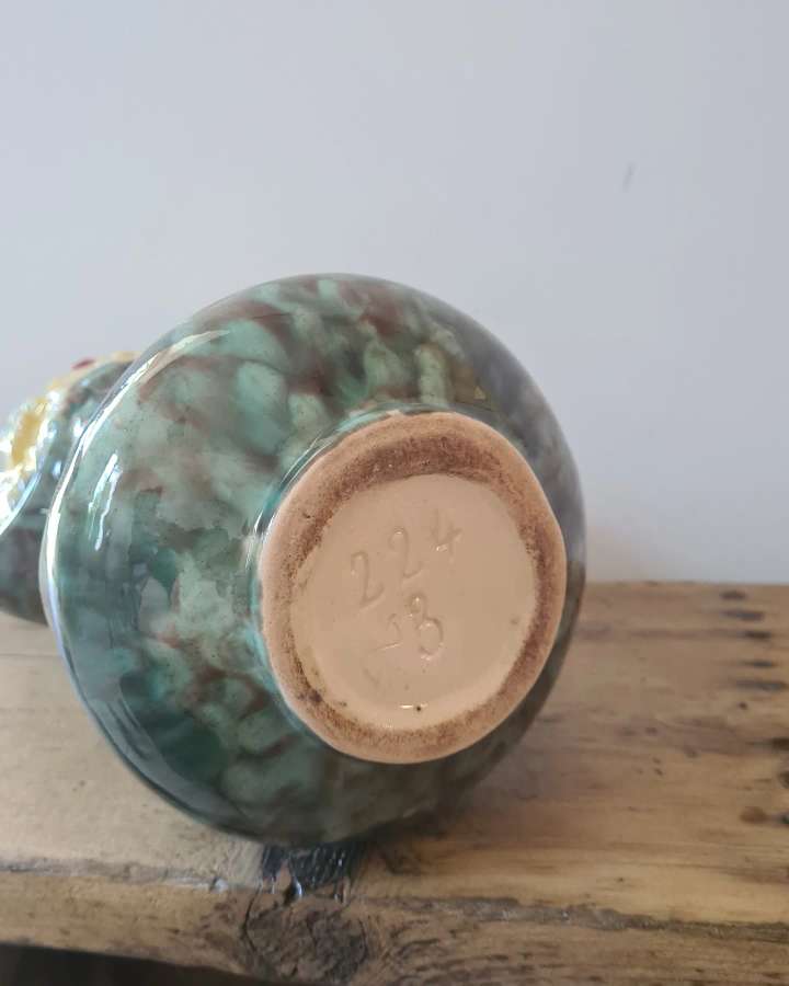 Art Nouveau slurry vase