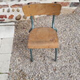 School desk with a chair