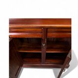 Large elegant English mahogany buffet - 19th century
