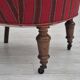 1950s, Danish lounge chair, original condition, red furniture wool.