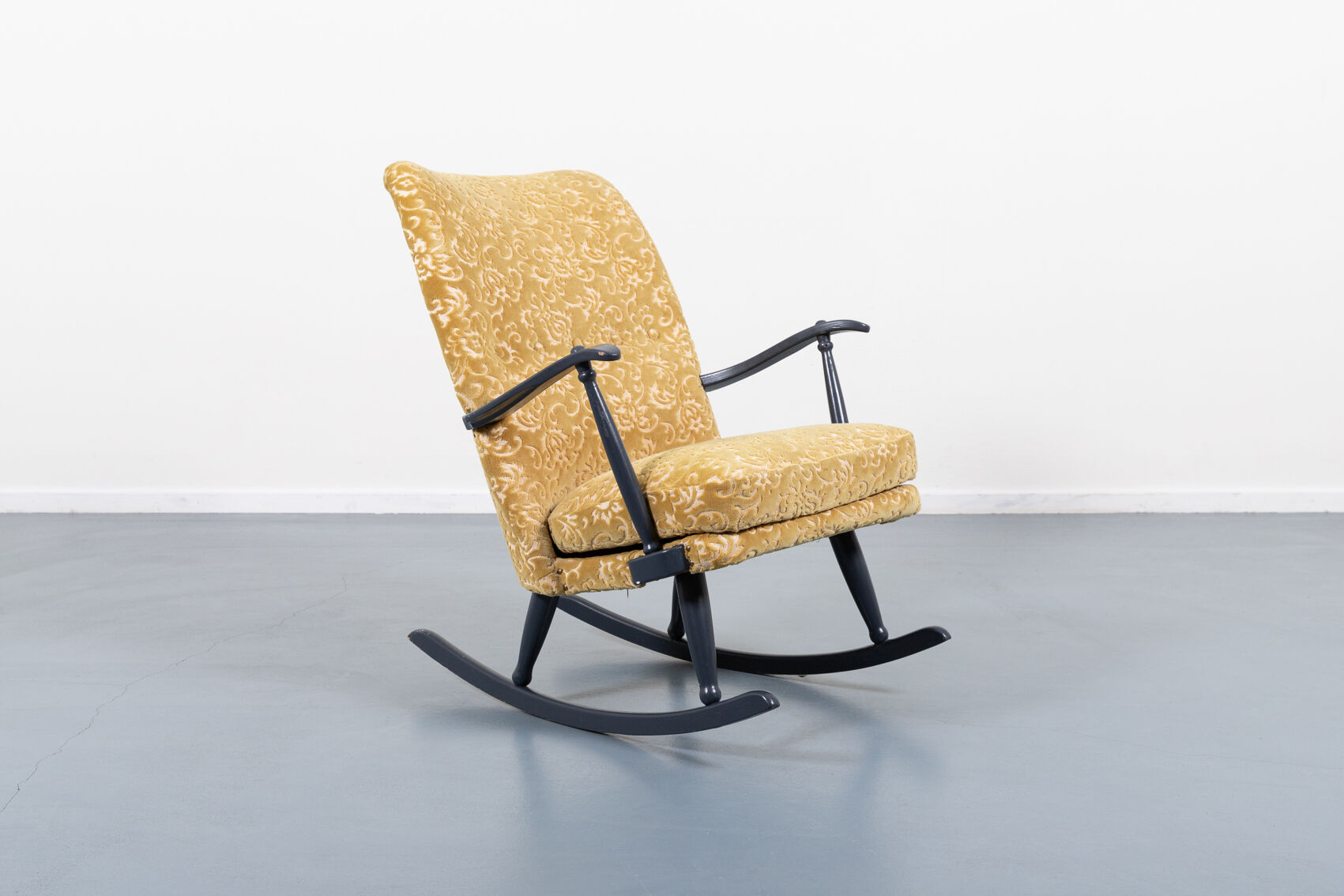 Mid-century Swedish rocking chair from the 1950s