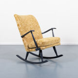 Mid-century Swedish rocking chair from the 1950s