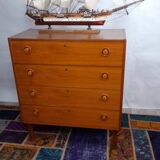 Vintage chest of drawers with 4 drawers in teak – Sweden, 1960