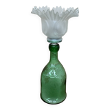 Antique glass table lamp