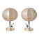 Set of 2 Goldkant Cocoon table lamps