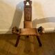Brutalist tripod chair