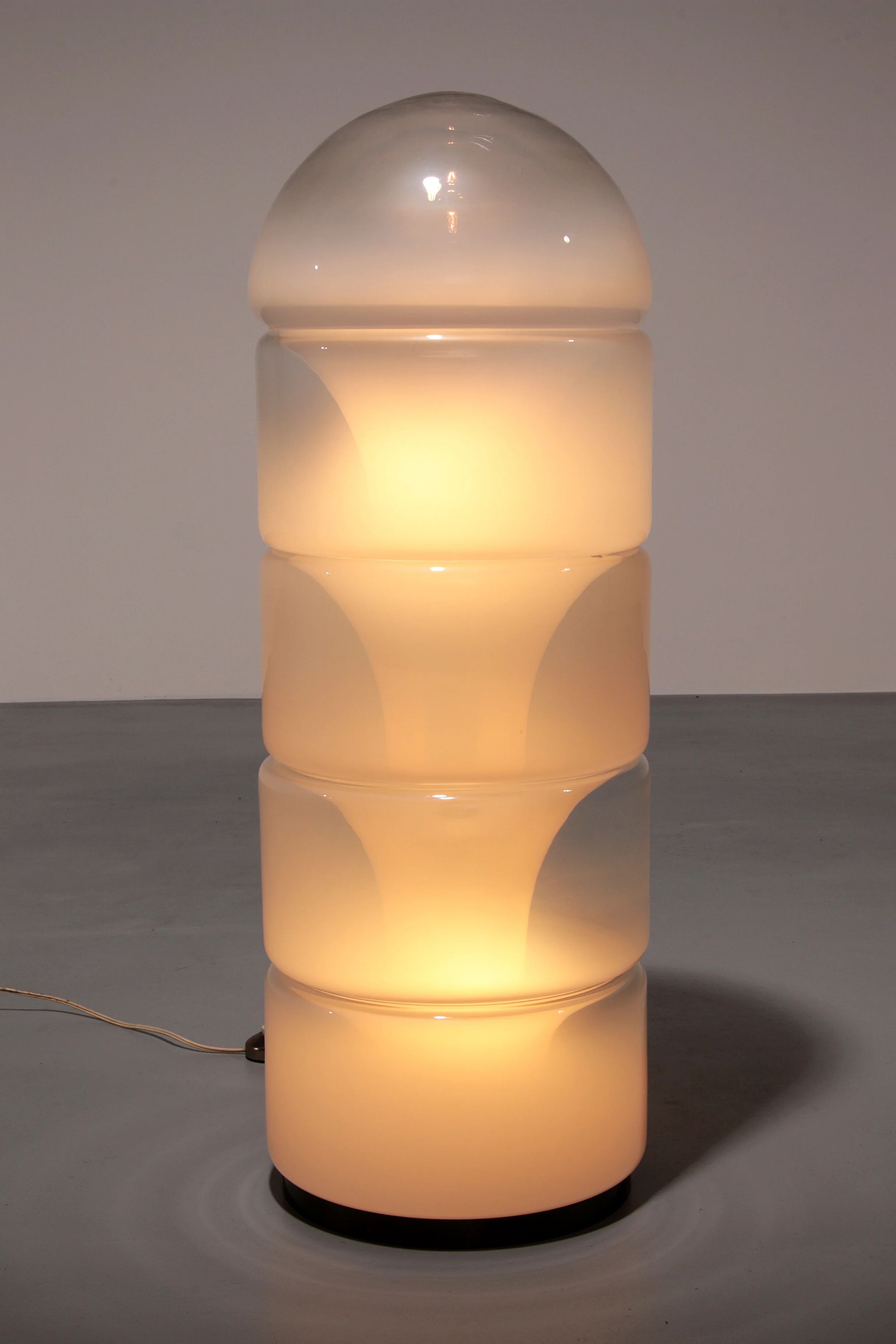 Lampadaire « Sfumato » LT 316 de Carlo Nason pour Mazzega, années 1970