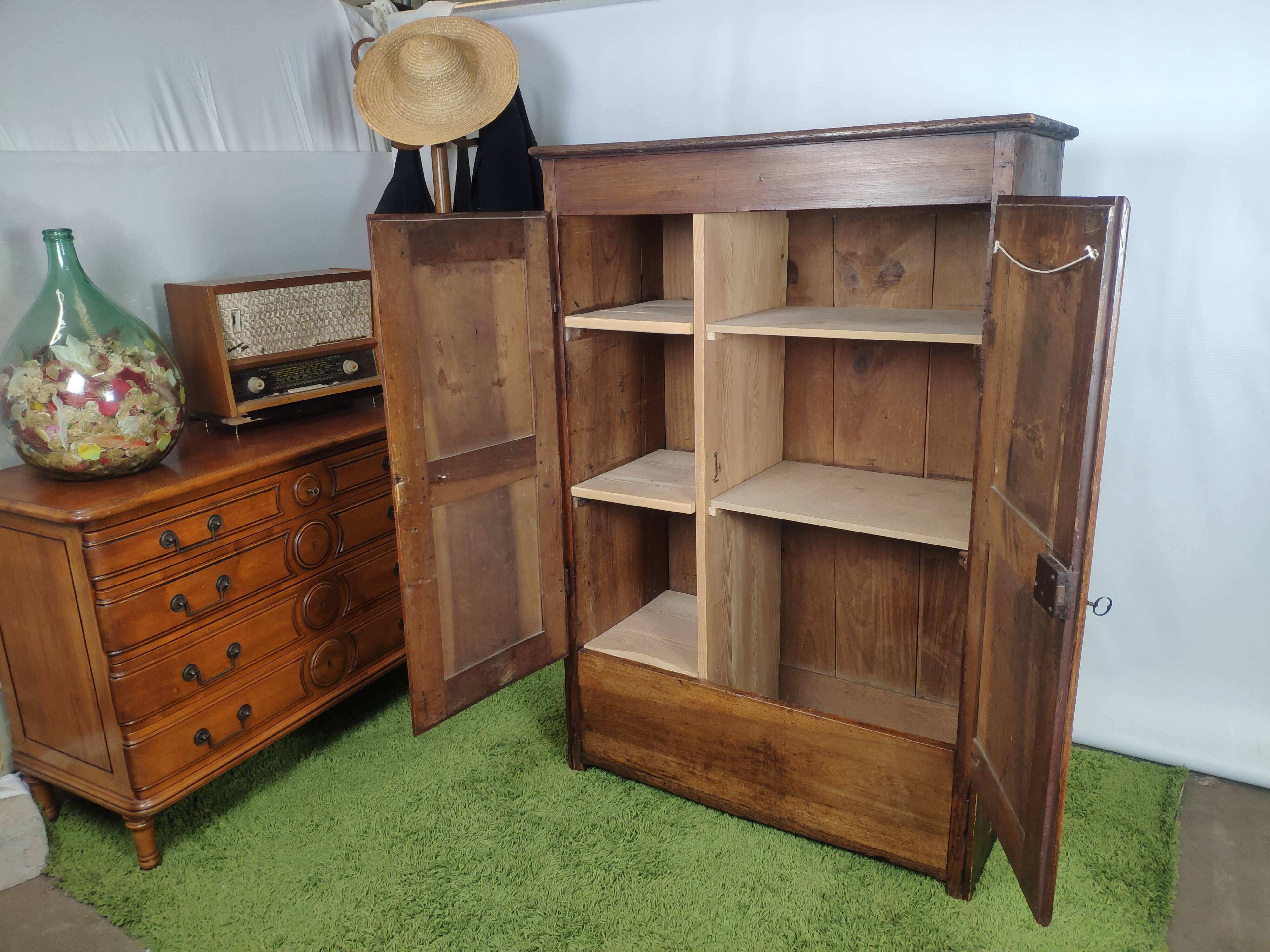 Armoire ancienne chêne massif XIXème