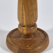 Handmade turned oak flower stand from the 1950s.