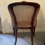 Office chair Louis XV canné 19e