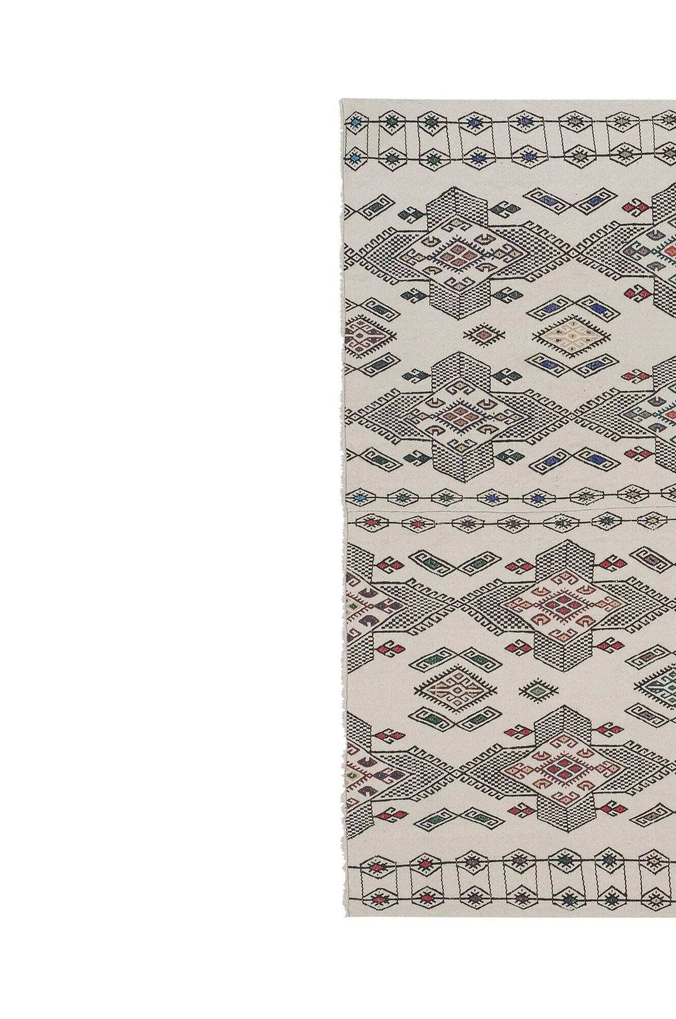 Vintage Turkish kilim, handwoven, 170x210 cm.