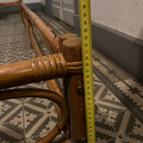 Rattan bed 140x190 cm