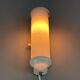 Bakelite and Milk Glass Wall Lamp, Czechoslovakia, 1950's