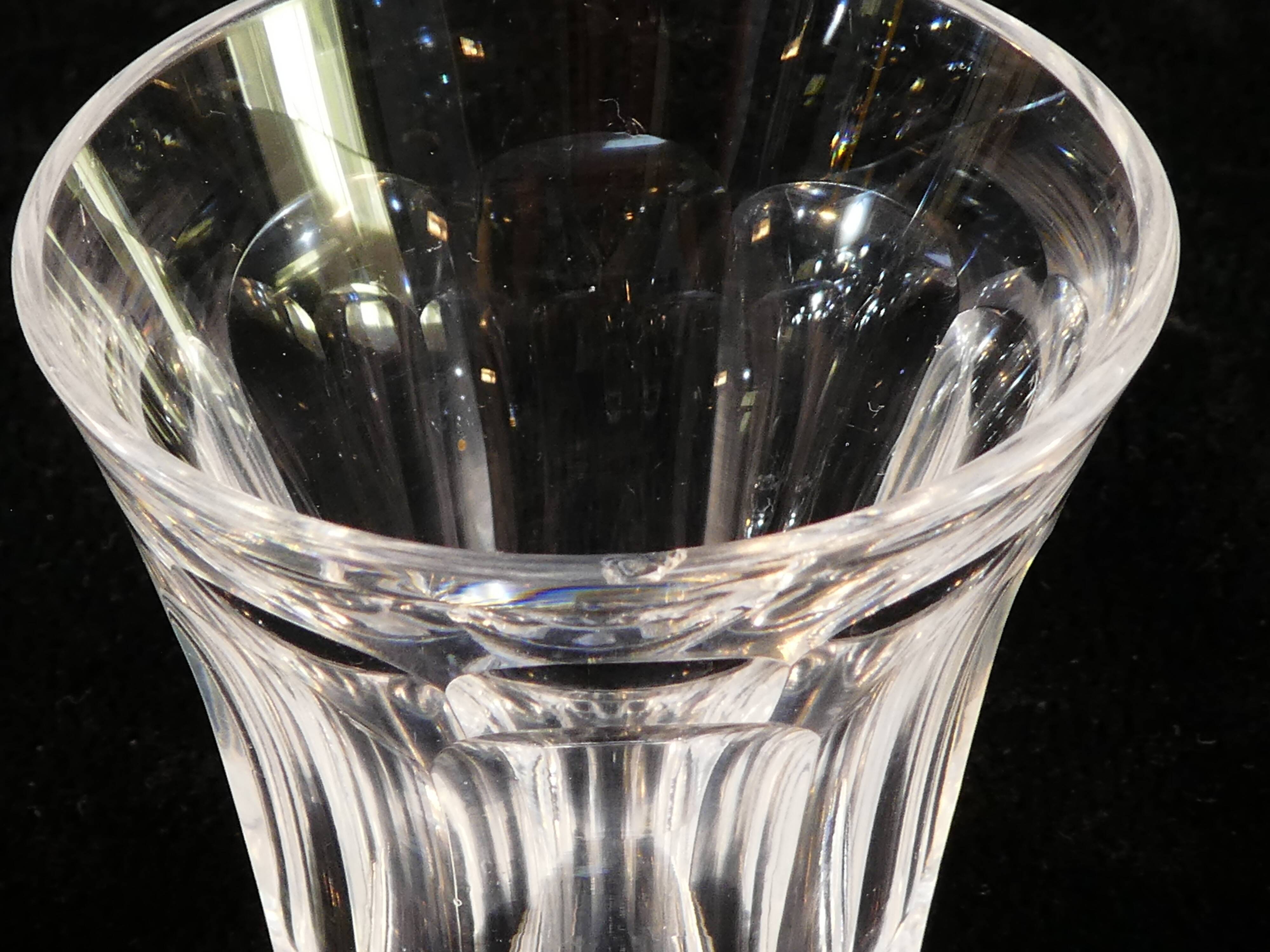 6 glasses in saint-louis crystal shape 766 size 5654