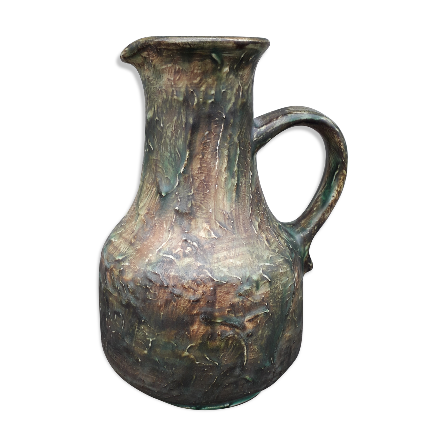 Winthers keramik laven denmark handled pitcher