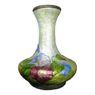 Vase Signed Camille. Fauré Limoges