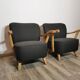 Mid-Century Armchairs, 1950's, Set of 2