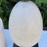 Lampe oeuf en marbre des années 70 bf Italie