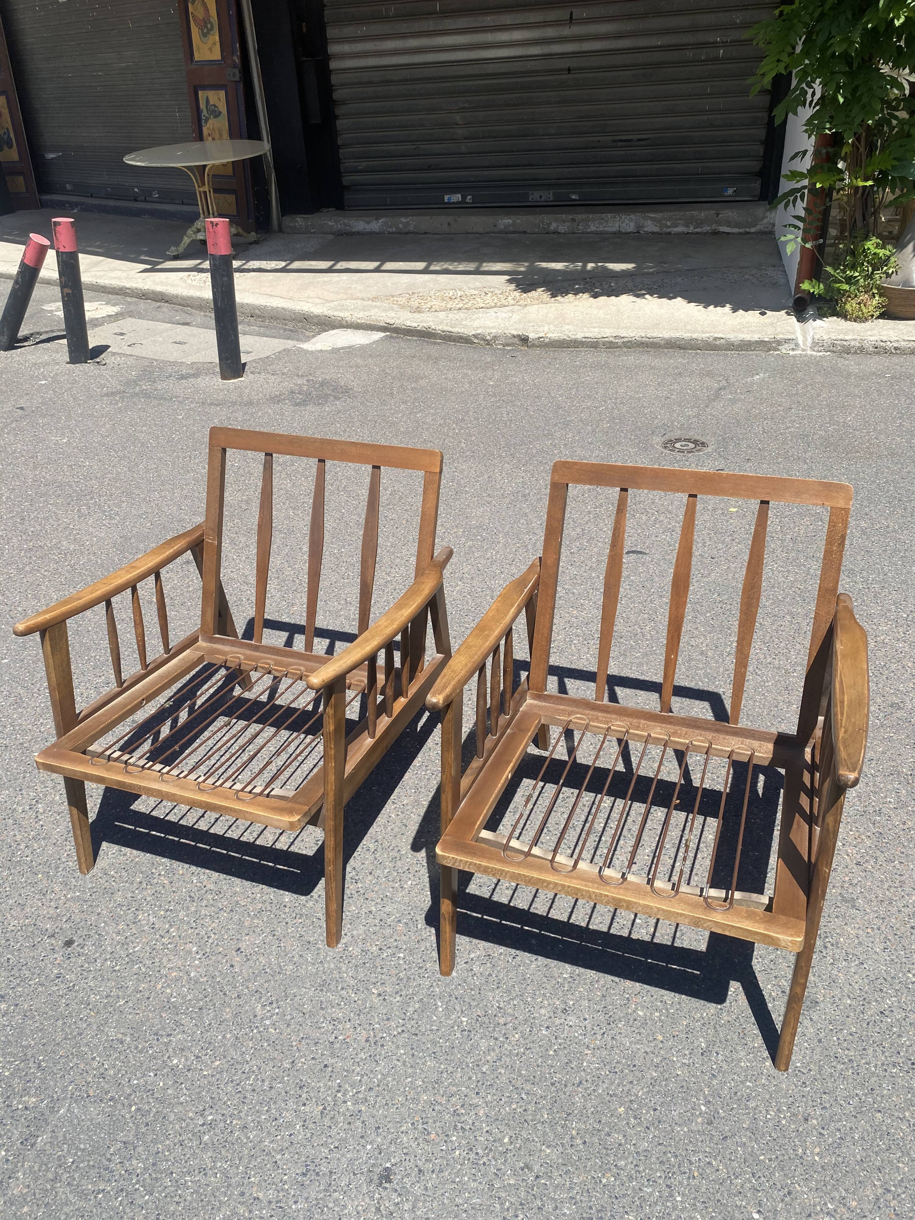 Pairs of armchairs