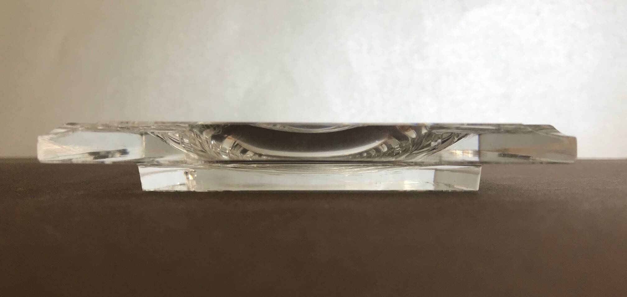 Baccarat square ashtray