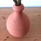 Vase en terre cuite brute