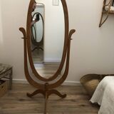 Psyche, oval standing mirror