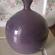 Vase boule en grès émaillé