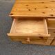Commode scandinave buffet 7 tiroirs en bois massif 1980