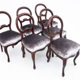Antique chairs, Northern Europe, circa 1880. After restoration.