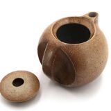 Modernist stoneware ceramic teapot by Michel Lévêque, 1950s