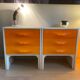Pair of DF2000 dressers by Raymond Loewy for Doubinsky Fréres. 1970