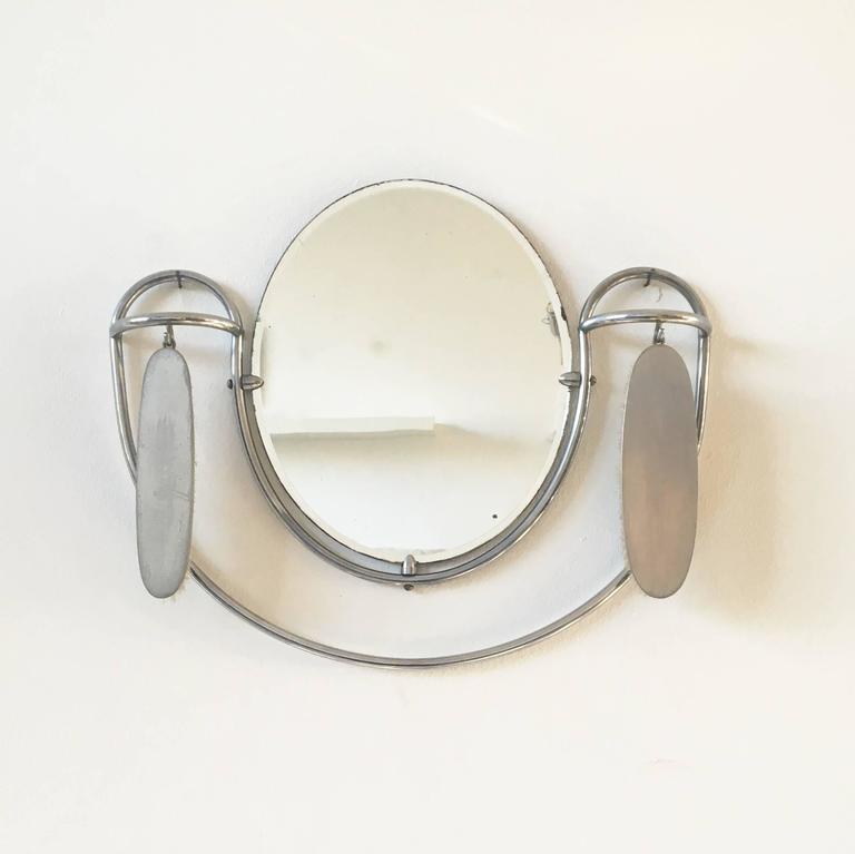 Umbrella with mirror and brushes 1920s art deco