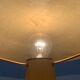 1960s minimalist fibreglass ceiling lamp