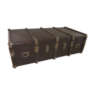 Old travel trunk