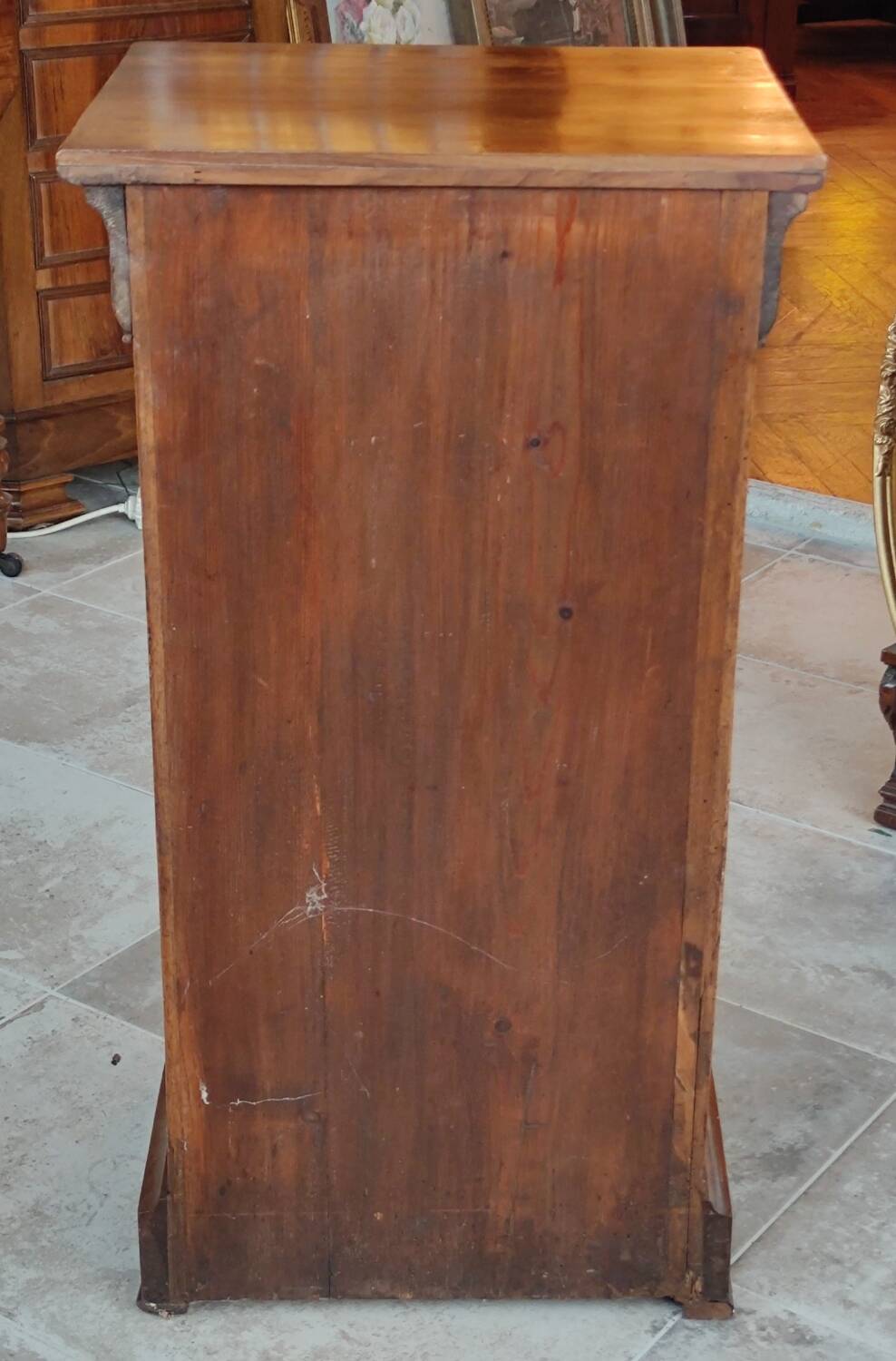 Old bedside furniture side table louis philippe