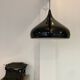 Black metal suspension diam 41cm