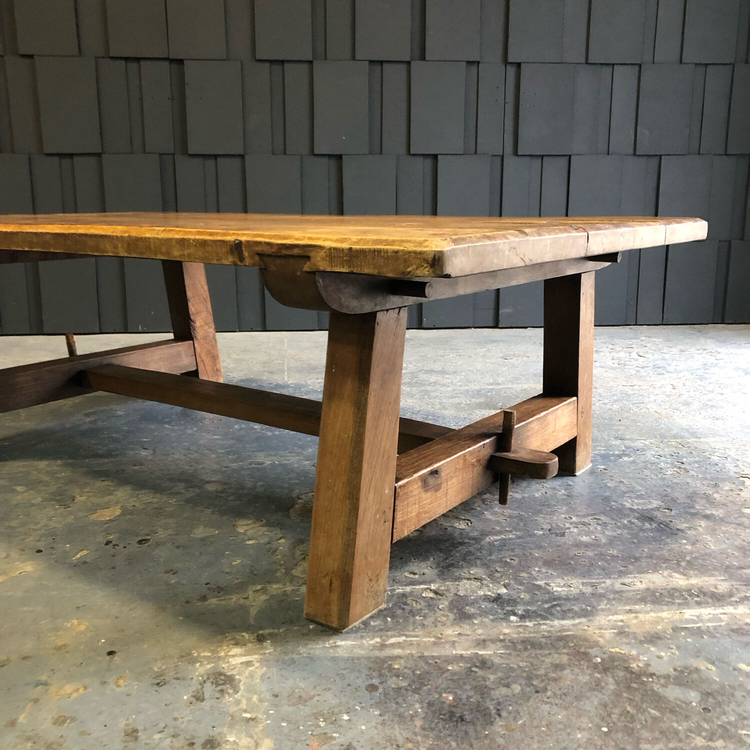 19th century wooden coffee table