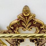 Bronze Coat Rack and Wall Shelf, Vintage, Louis XV Style