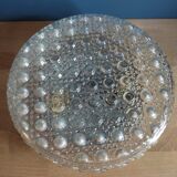Ceiling lamp Original wall lamp in old vintage molded glass dp 0222f048