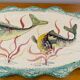 Fish-decorated service