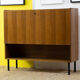 Vintage Scandinavian Bookcase – 120 cm