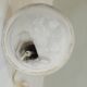 White ceramic lamp Pierrot/harlequin/1960/vintage