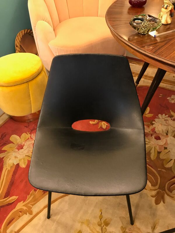 paire De Chaises Par Pierre Guariche Édition steiner